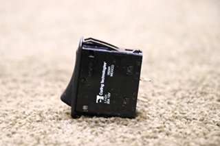 USED MOTORHOME BLACK ROCKER L11D1 DASH SWITCH FOR SALE