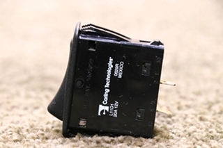 USED MOTORHOME BLACK ROCKER L11D1 DASH SWITCH FOR SALE