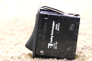 USED BLACK ROCKER L11D1 DASH SWITCH MOTORHOME PARTS FOR SALE